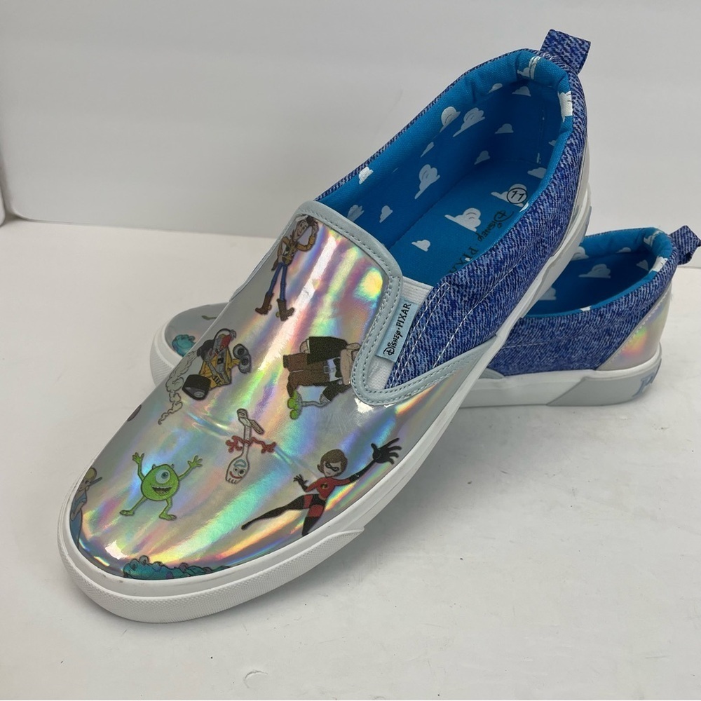 Disney Pixar women’s size 11 metallic shoes ground up sneakers streetwear